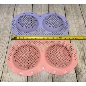 2 Silicone Bra Washing Bag Lingerie for Delicates Mesh Bags Reusable Tub22